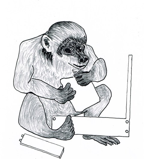 [He was found inside assembling Bookcase]