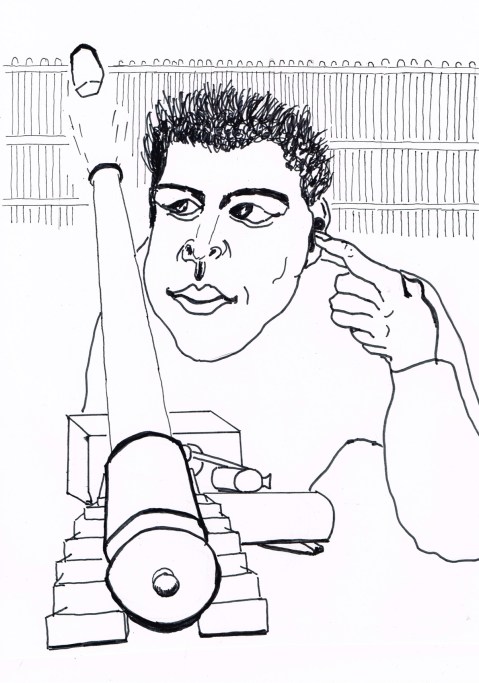 Mexican Police confiscate a Cannon that was being used to fire 30-lb packages of marijuana across the border