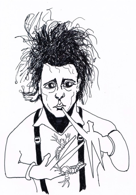 Newly discovered Canadian fossil named "Kooteninchela deppi" in honour of Depp's "Edward Scissorhands" charactor.