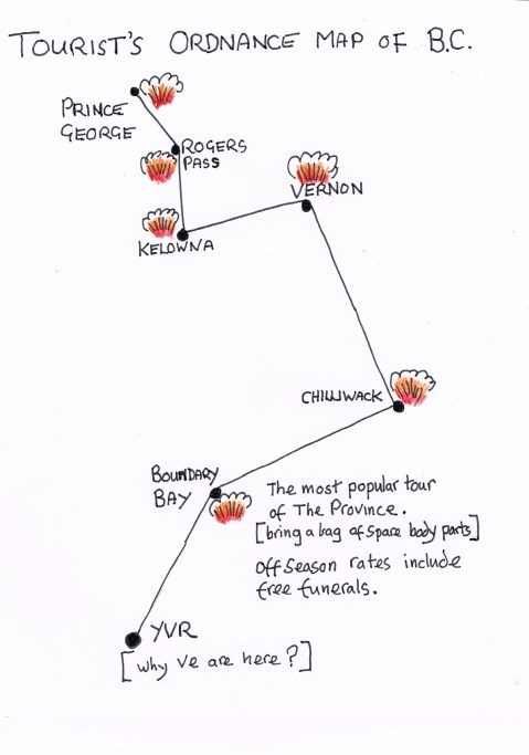 Canada's Department of Defence reveals that unexploded ordnance, some dating back to WWI, could pose a threat in hundreds of locations, including tourist "Hot Spots", in beautiful B.C.