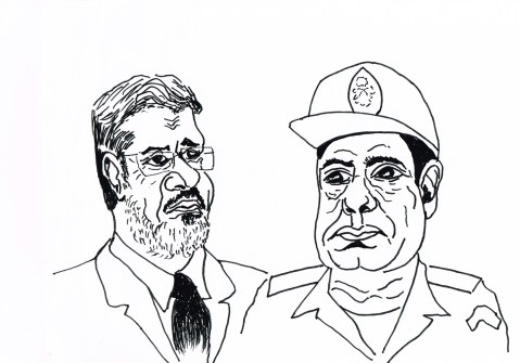 Morsi and Al Sissi Egyptwon'r back down