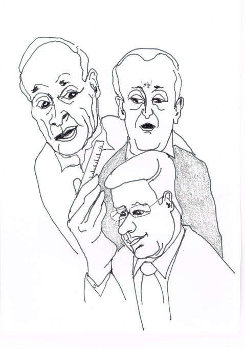 What do Canada's former  and present Prime Ministers discuss on a long plane trip?  Perhaps they compare how long their noses have grown.