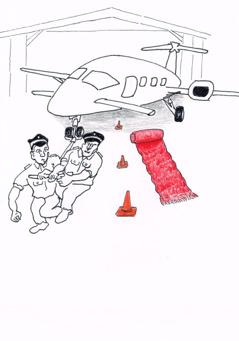 A luxury jet, bought by the Royal Canadian Mounted Police for $8 million, was sold at auction for only $1.8 million.