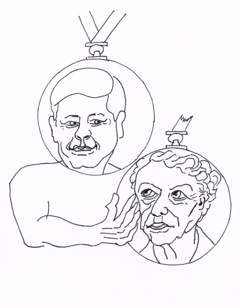 Canadian Prime Minister Stephen Harper has secretly renamed the "Thérèse Casgrain Volunteer Award",[ which was named after he noted Canadian feminist and political leader],  the "Prime Minister's Volunteer Award".  Recipients are given their award by Stephen Harper and have their photo taken with the prime minister.