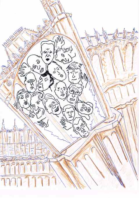 David Cameron's Cabinet is sworn in to a crumbling situation.The UK. Houses of Parliament need seven billion pounds over six years to save the landmark.