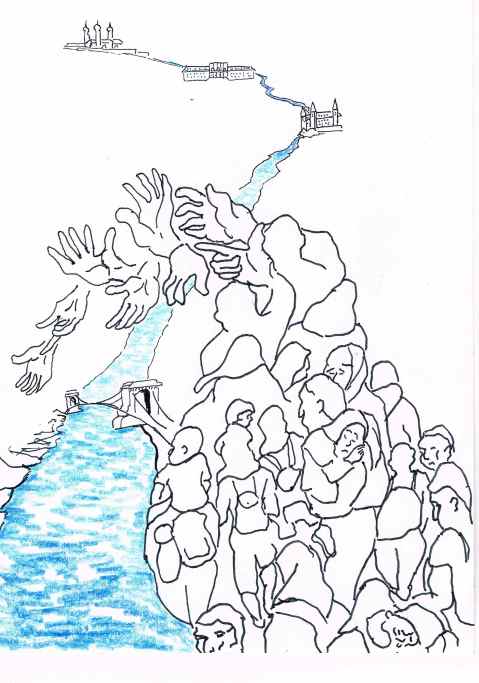 The migrants march from Budapest strikes the World's conscience.