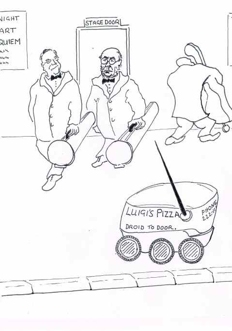 Self driving delivery robots are being tested in Germany,Swizerland and the UK.