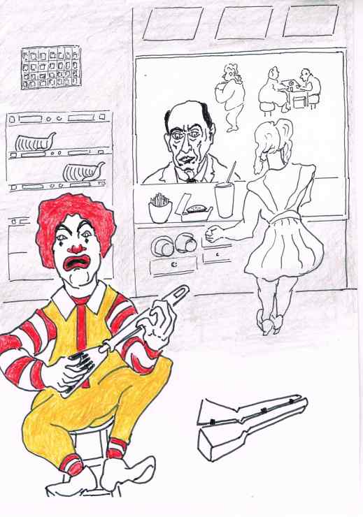 Ronald McDonald is grounded ahead of a creepy Hallowe'en.